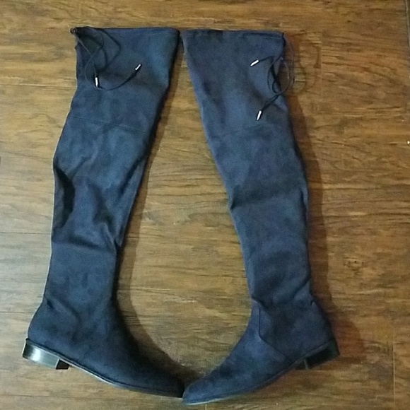 Marc Fisher Shoes - Beautiful Blue Suede Boots